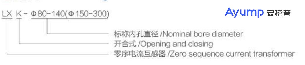 LXK-φ80-140(φ150-300)開(kāi)啟式零序電流互感器 LXK-φ80-140(φ150-300)開(kāi)啟式零序電流互感器