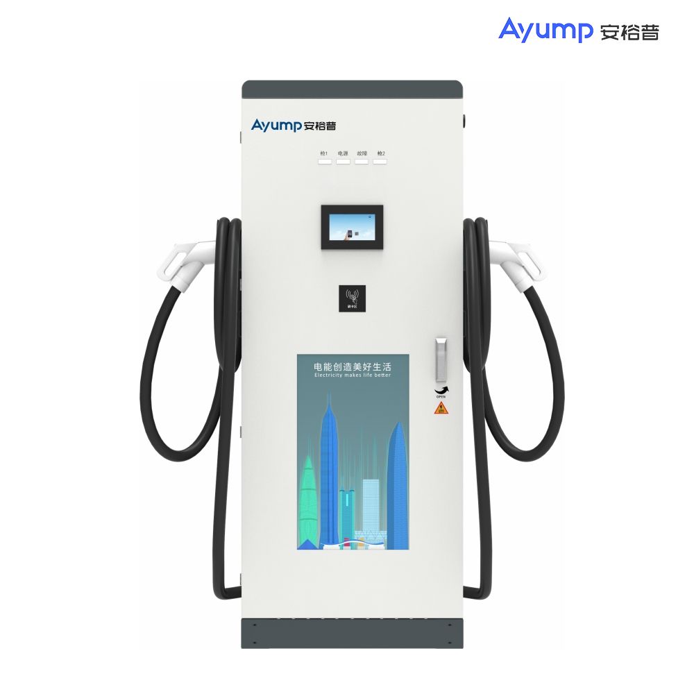 240KW一體式直流雙槍充電樁DCL240B效果圖(正面)V1.0_20220322 240KW一體式直流雙槍充電樁DCL240B效果圖(正面)V1.0_20220322