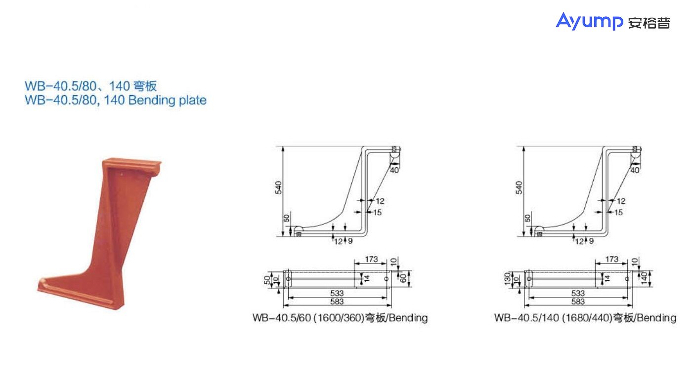 WB-40.5 80、140彎板